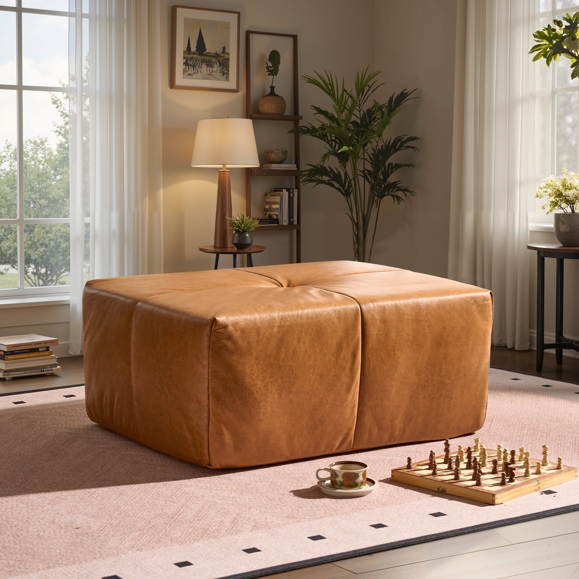 Ovios Oversized Ottoman Footrest for Sofa