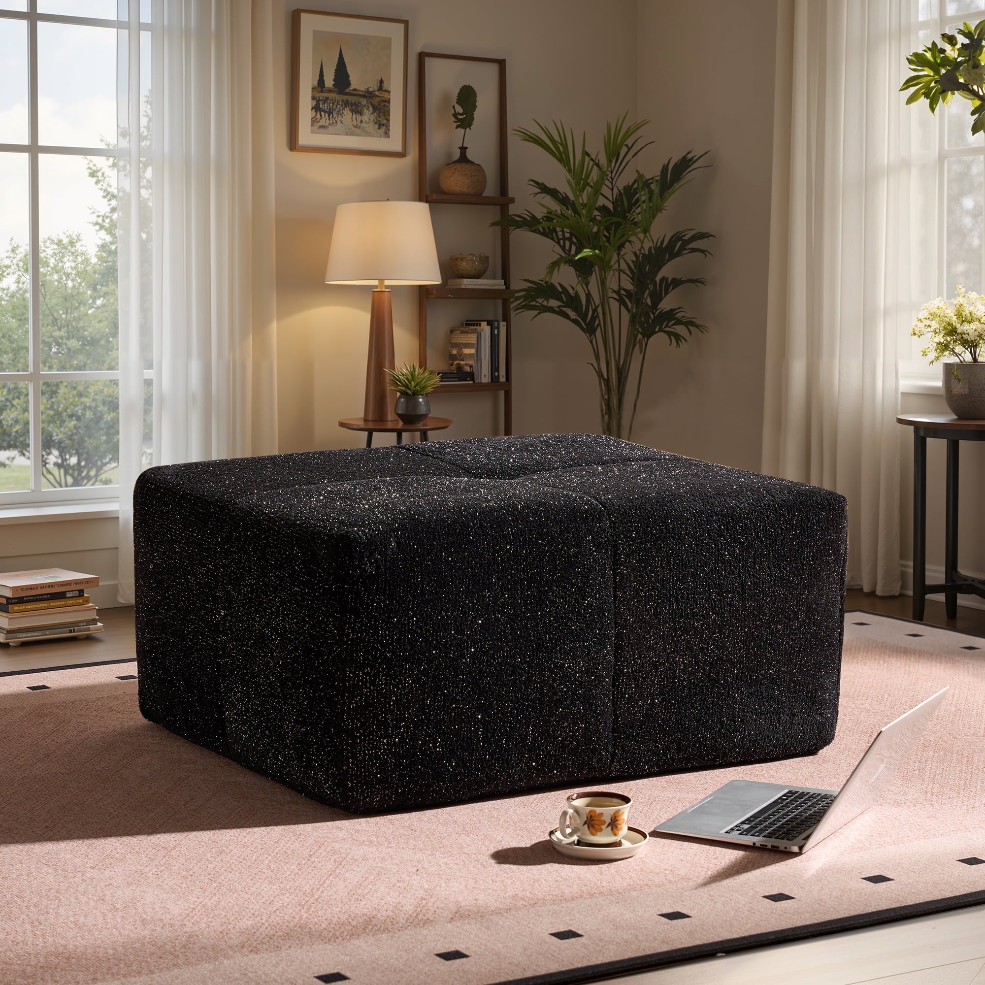 Ovios Oversized Ottoman Footrest for Sofa