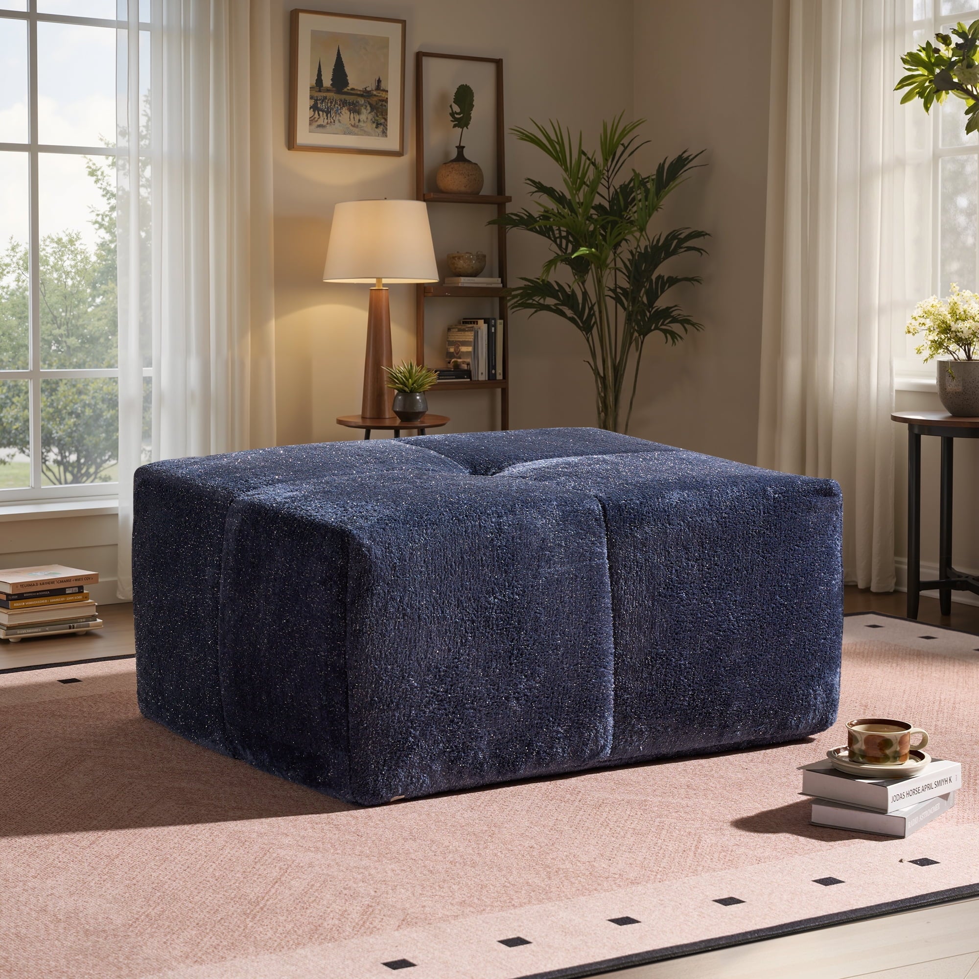 Ovios Oversized Ottoman Footrest for Sofa