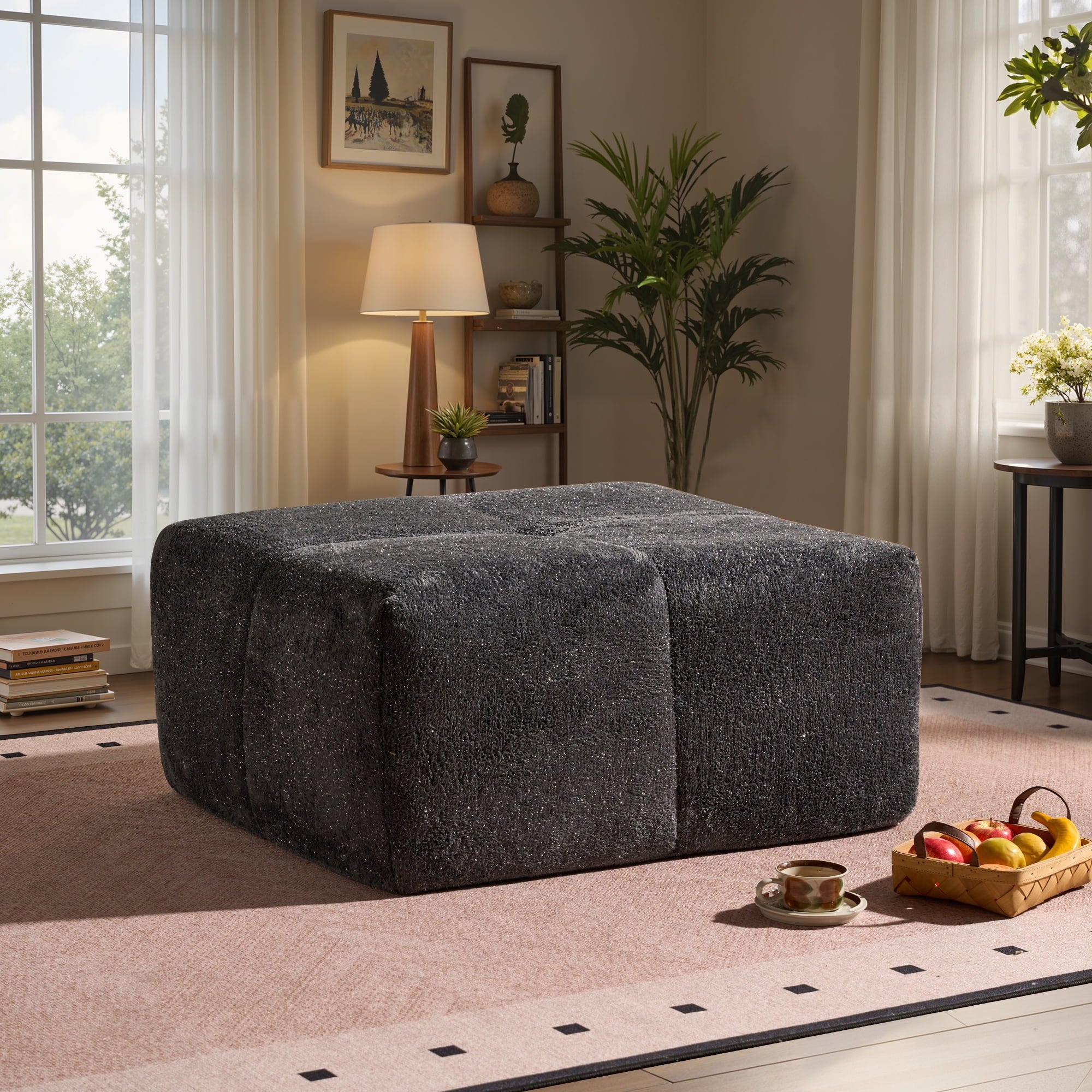 Ovios Oversized Ottoman Footrest for Sofa